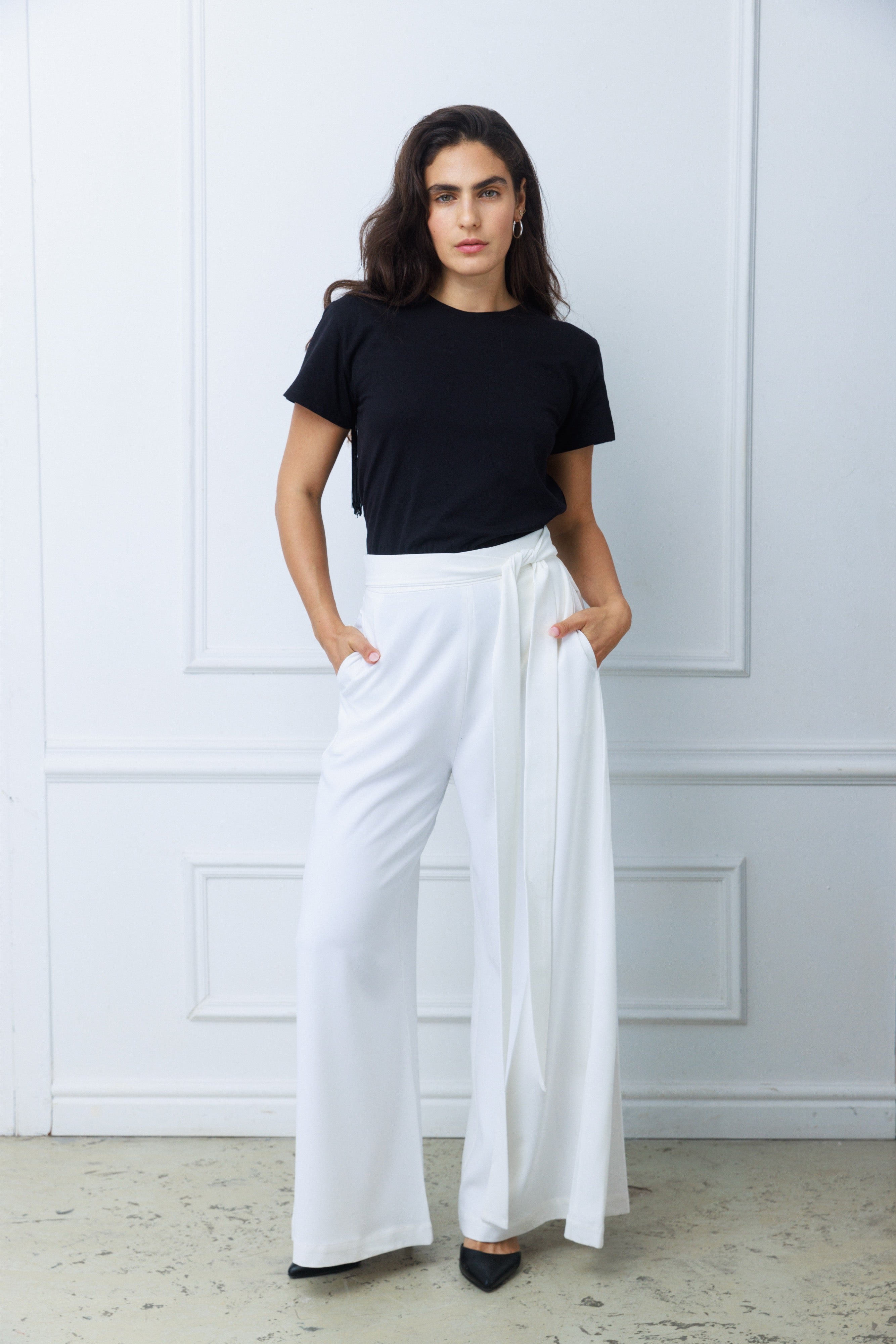 Susan Long Pants in White
