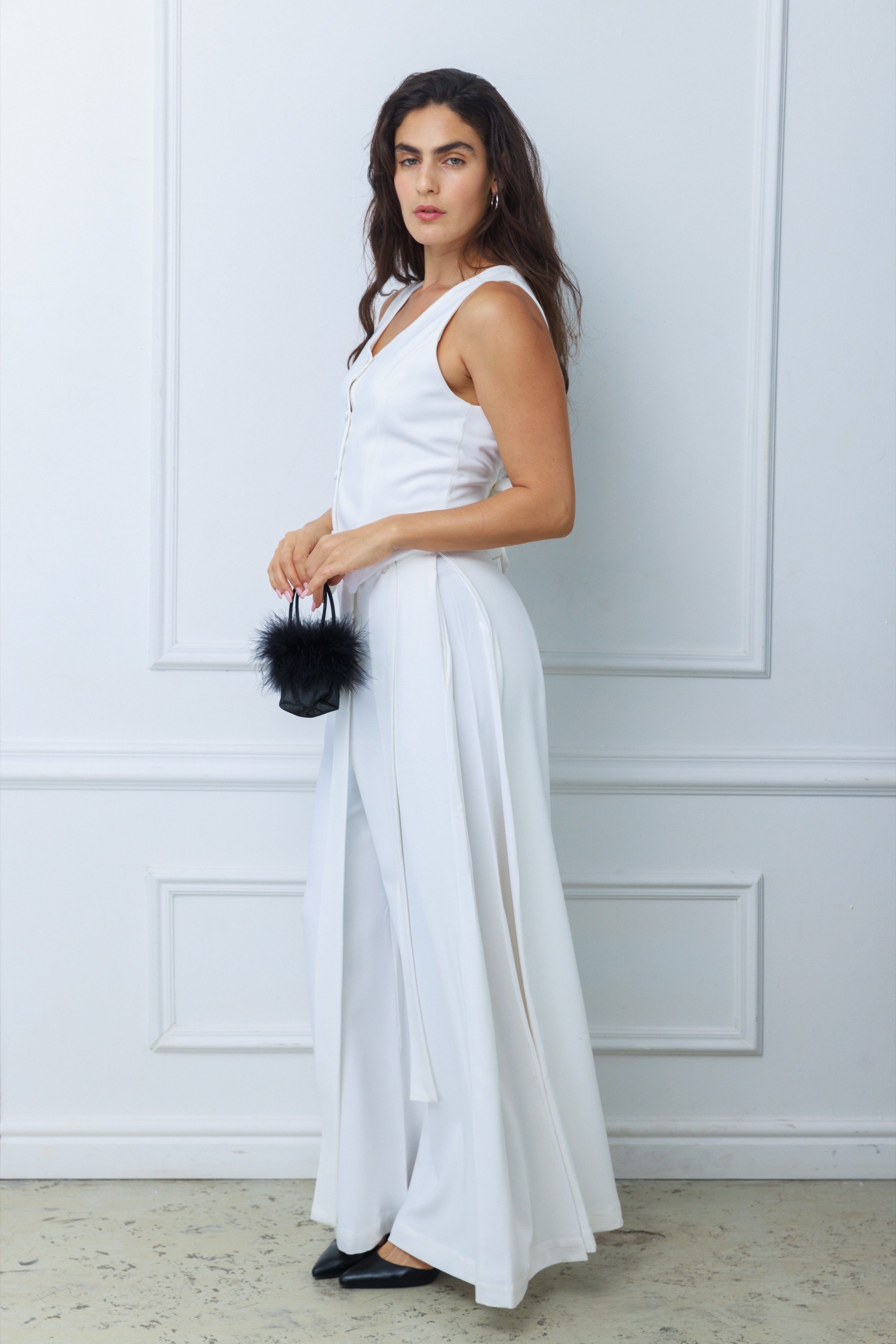 Susan Long Pants in White