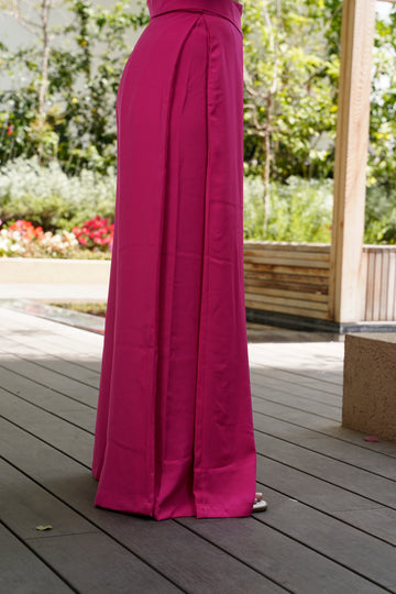 Pink Wide Leg Pants Suzan