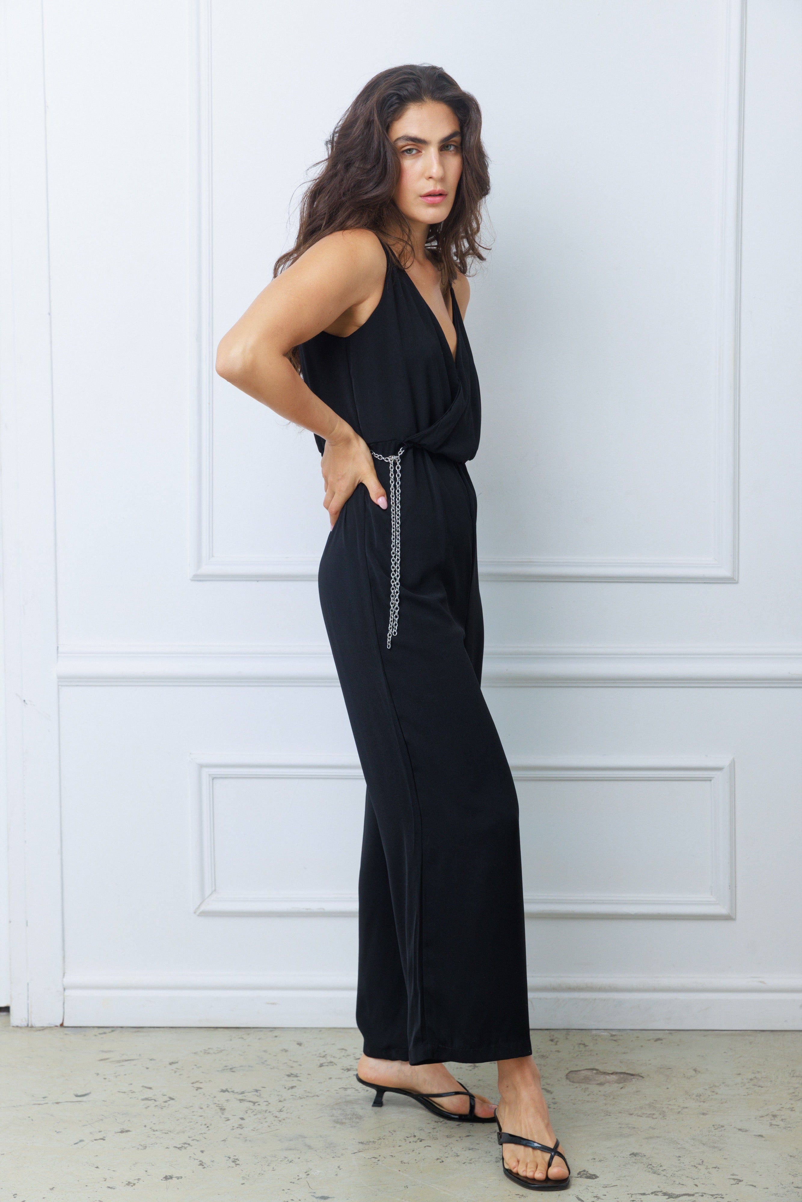 אוברול כריסטין שחור