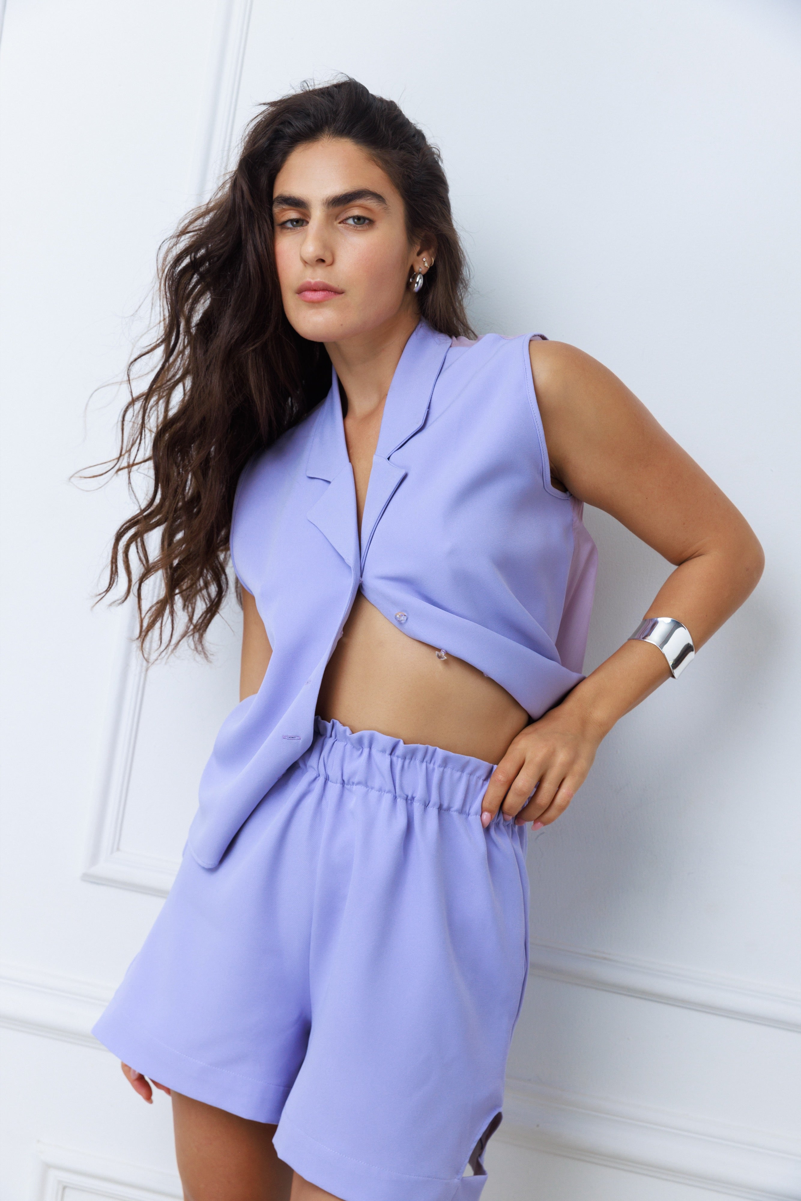 מכנסיים קצרים וולס סגול